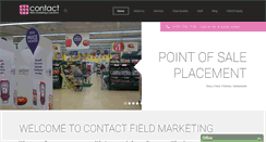 Desktop Screenshot of contactfieldmarketing.com