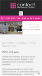 Mobile Screenshot of contactfieldmarketing.com